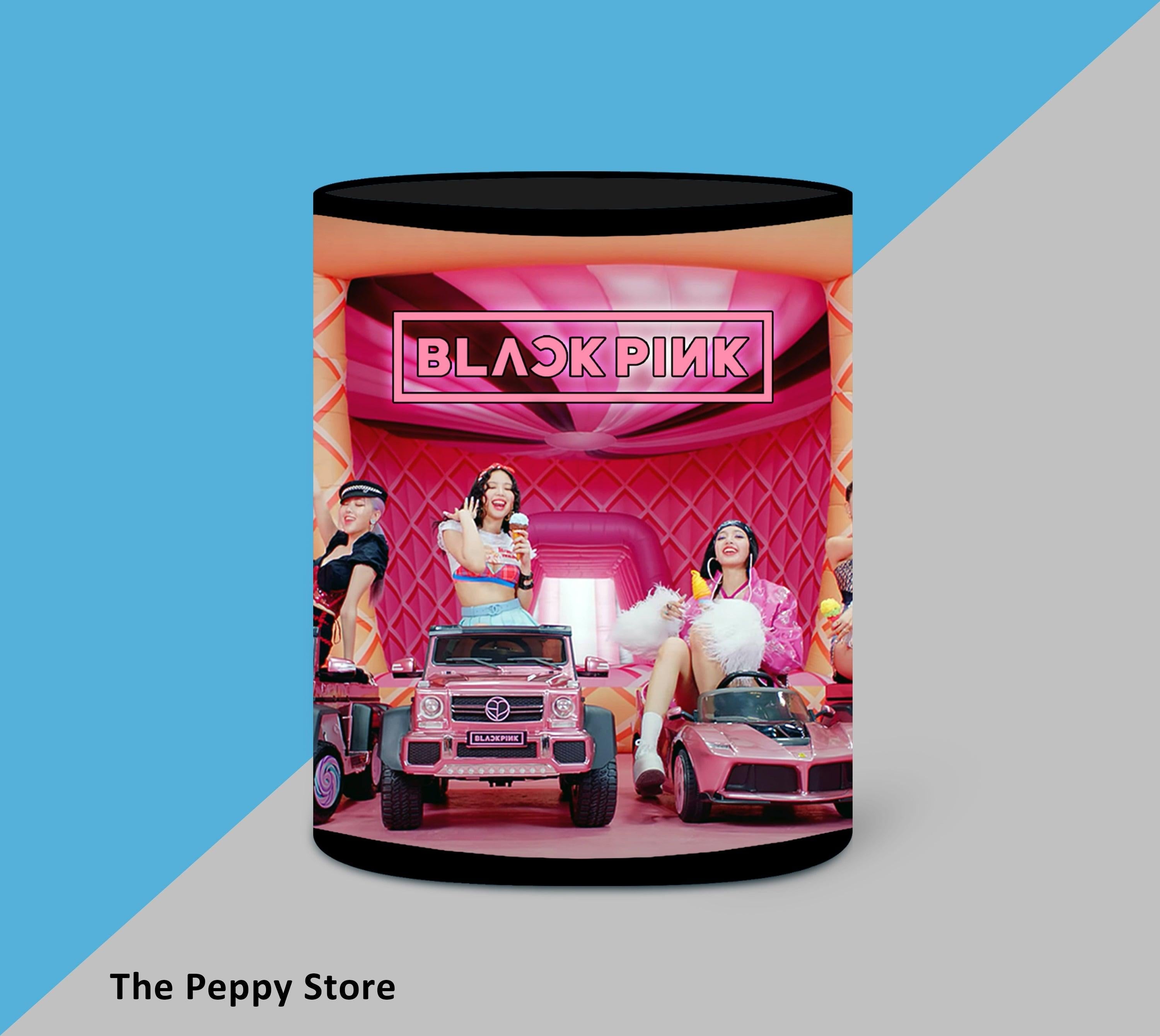 Black Pink All Character Mug - ThePeppyStore