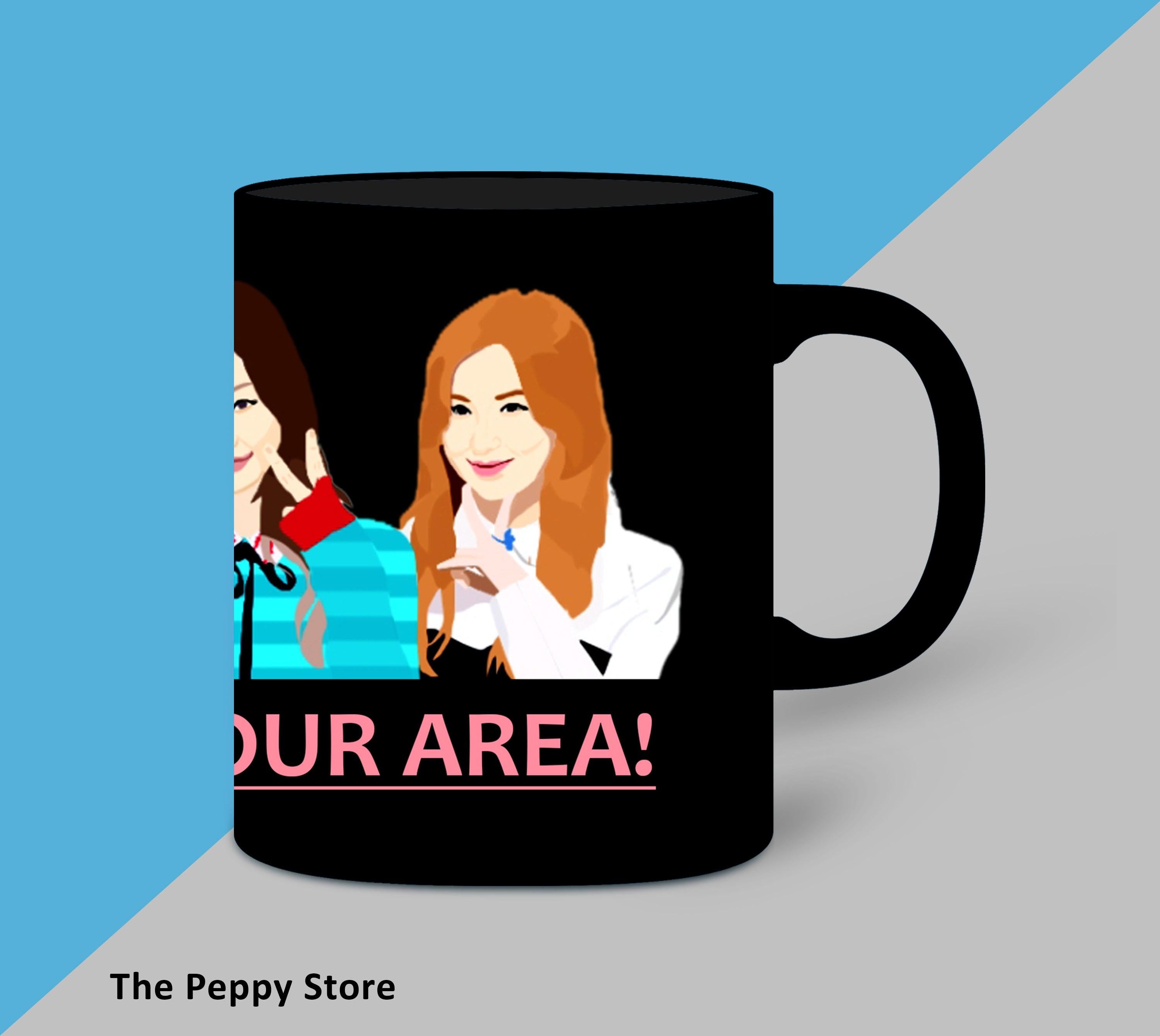 Black Pink Character Black  Mug - ThePeppyStore