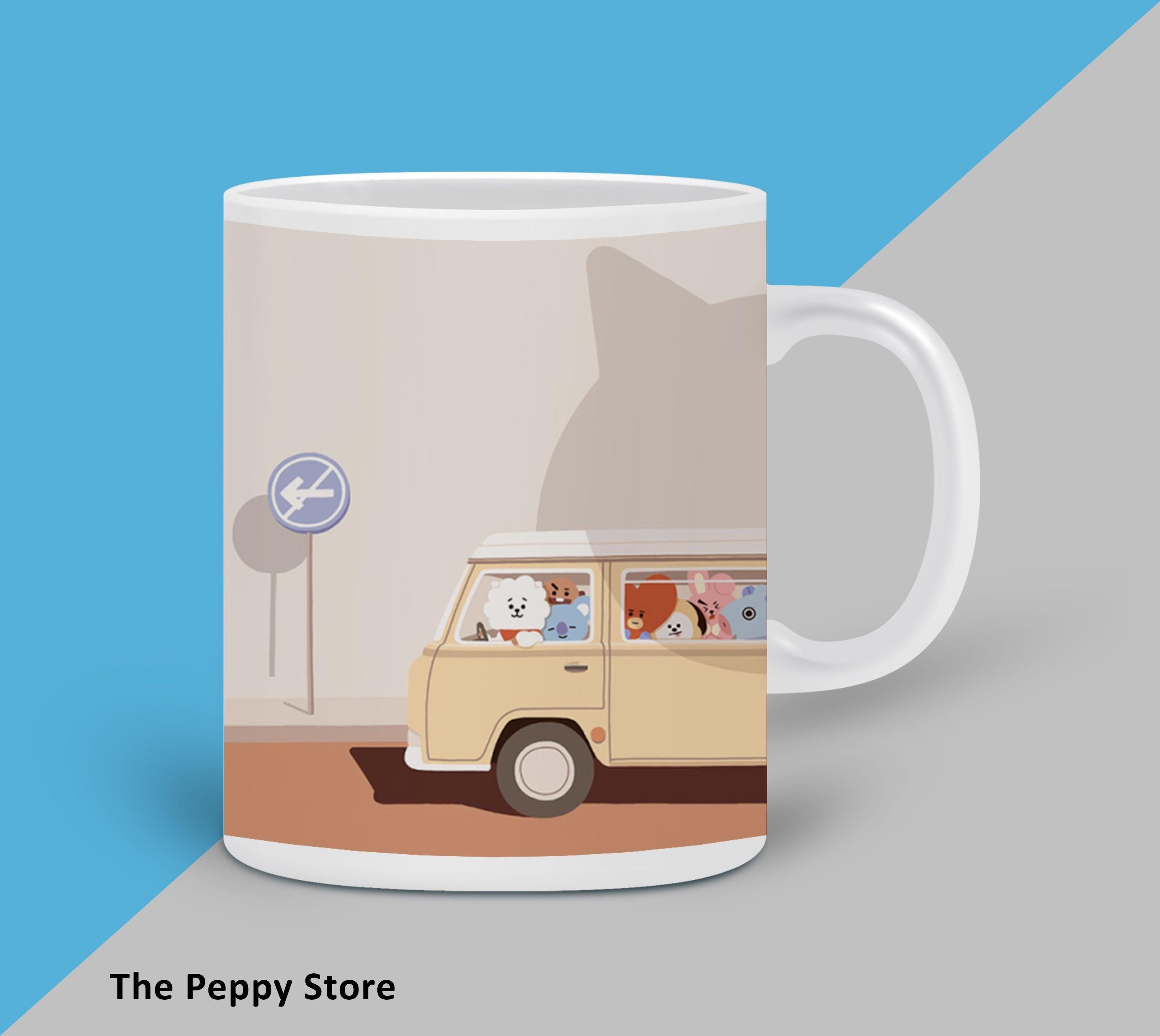 Hey BT21 White MUG - ThePeppyStore