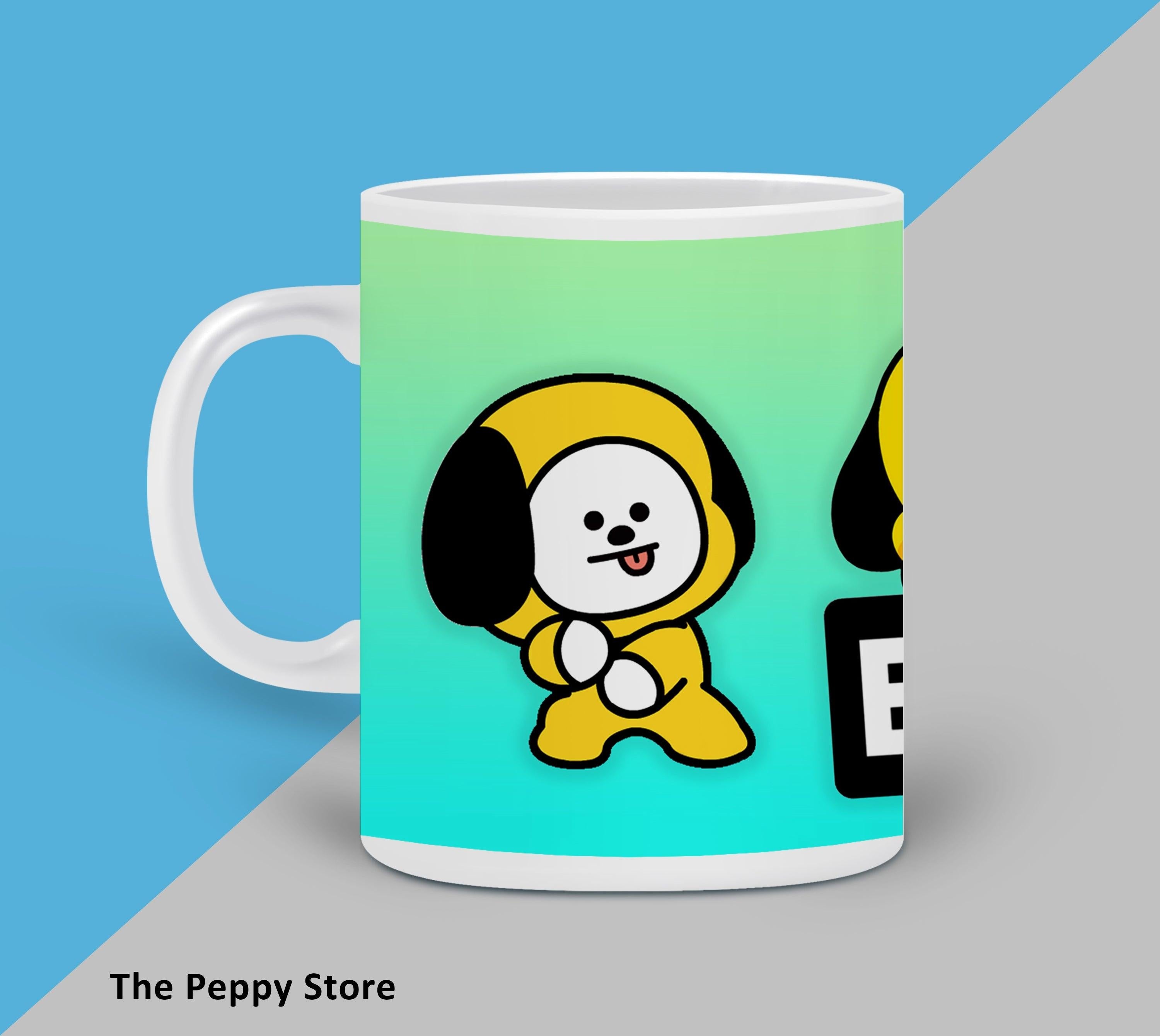 Chimmy BT21 White MUG - ThePeppyStore