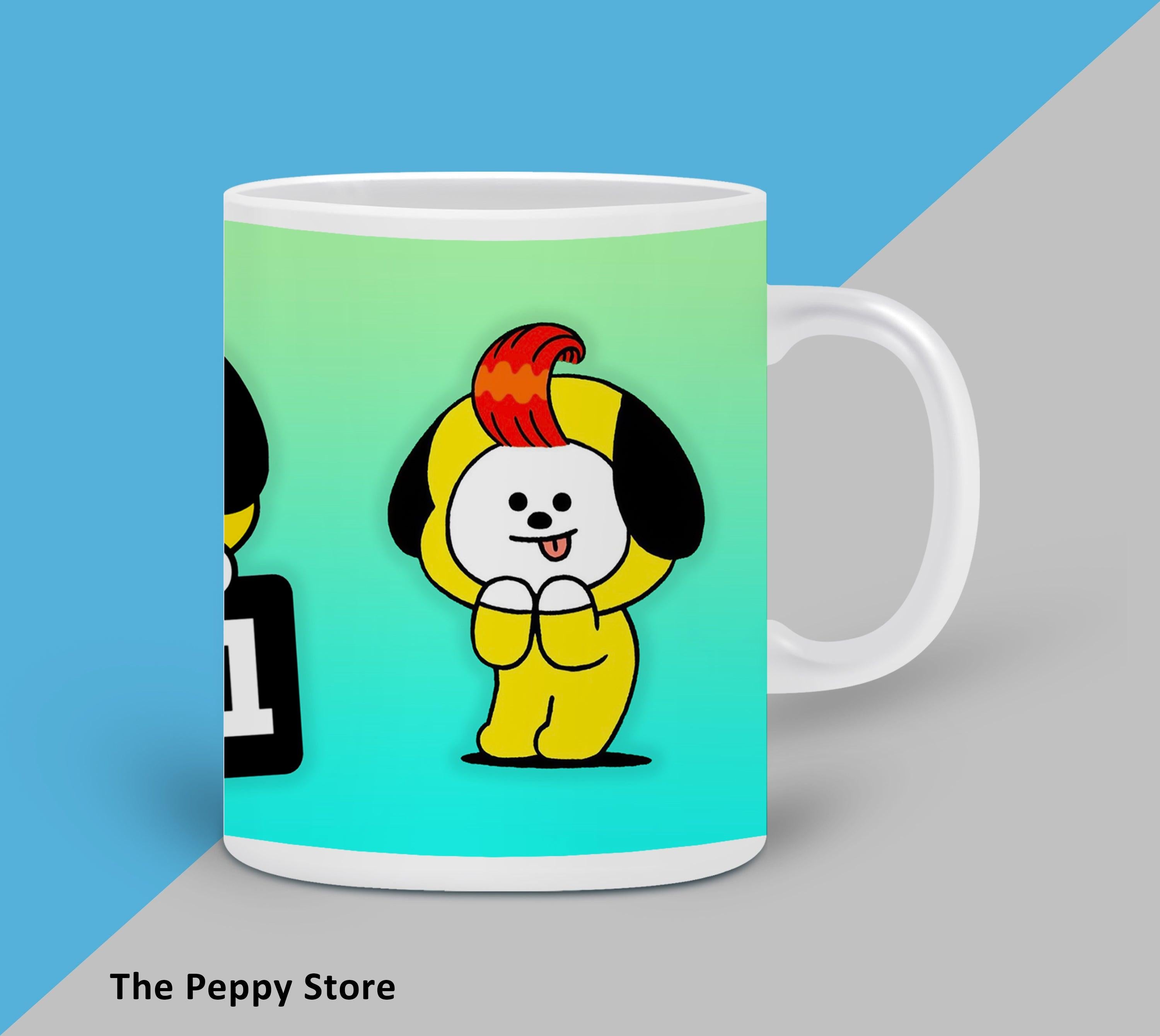 Chimmy BT21 White MUG - ThePeppyStore