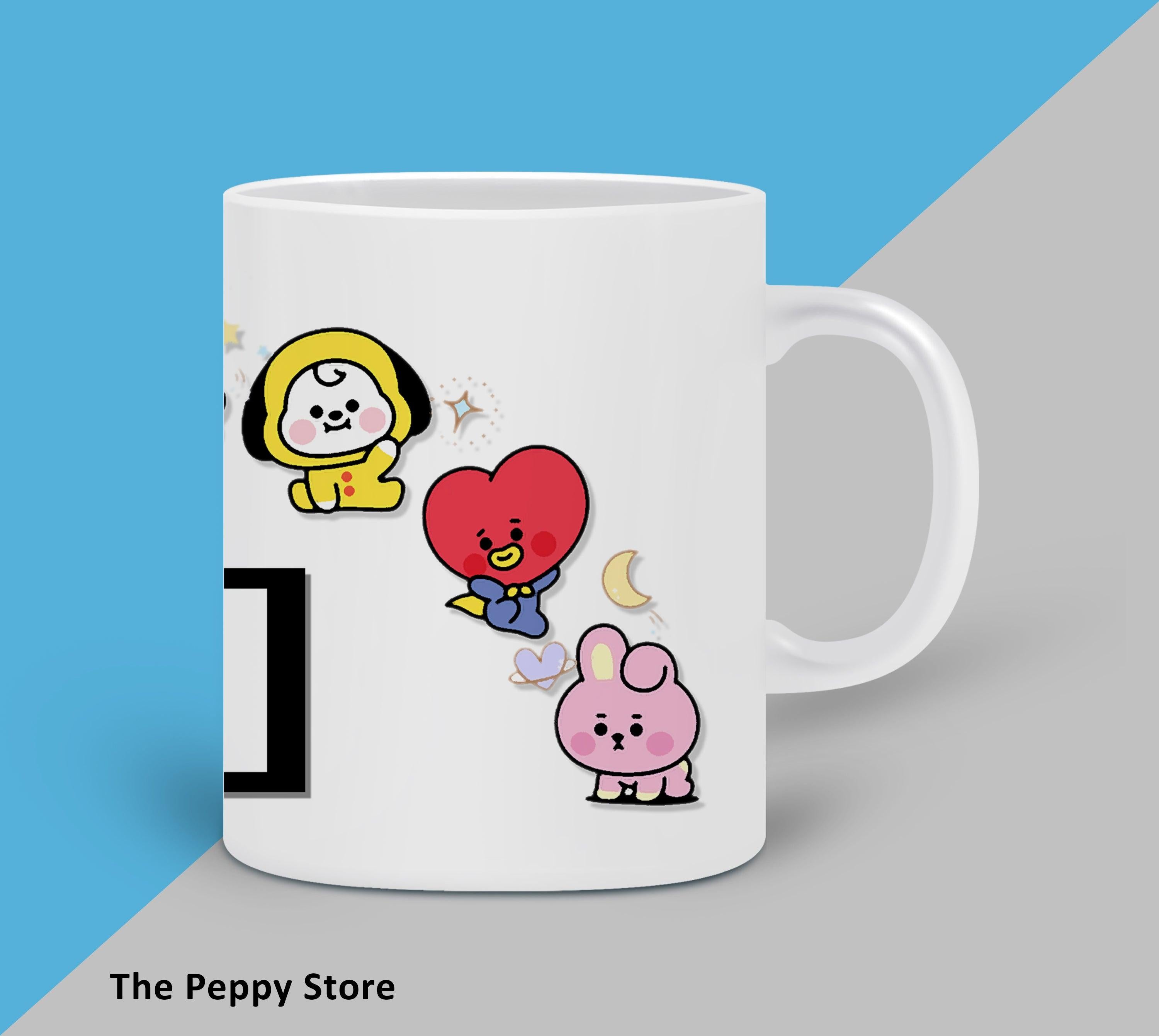 BT21 Character White MUG - ThePeppyStore