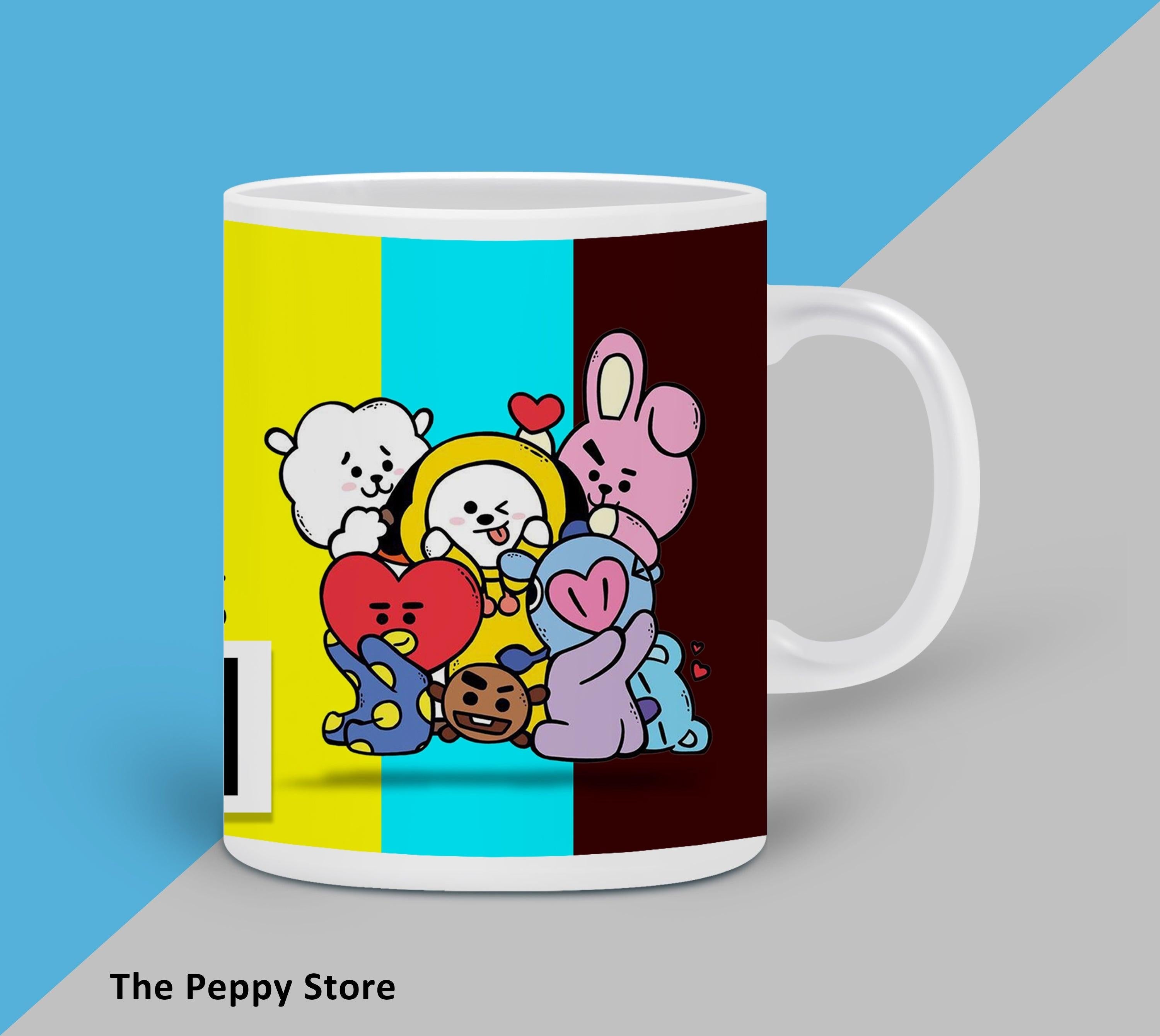 BT21 Funny White MUG - ThePeppyStore