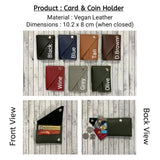 Card & Coin Holder Personalised (NO COD) - ThePeppyStore