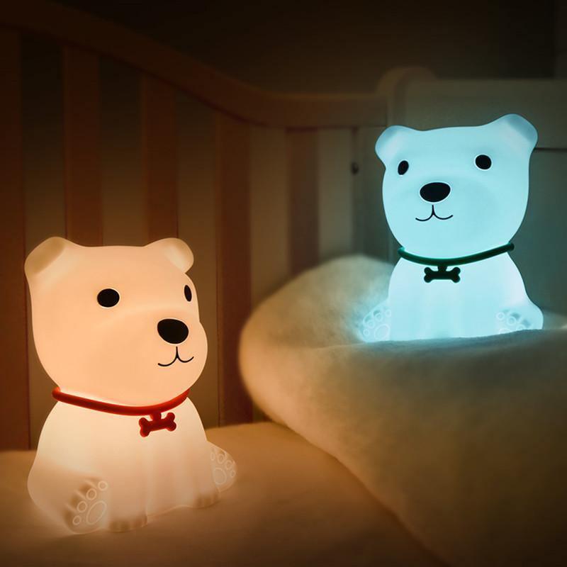 Cute Puppy Silicon Touch Lamp - ThePeppyStore