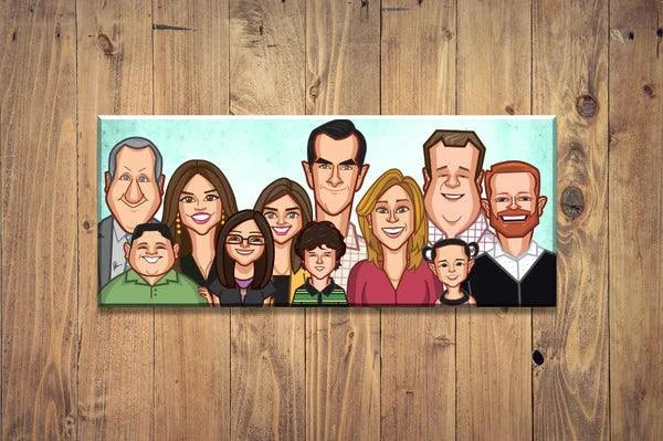 Modern Family Tribute Wall Art Laminate - ThePeppyStore