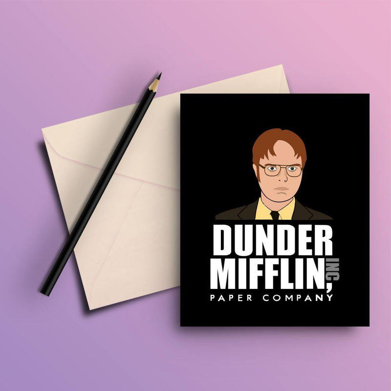 THE OFFICE DUNDER MIFFIN INC COMPANY GREETING CARD - ThePeppyStore