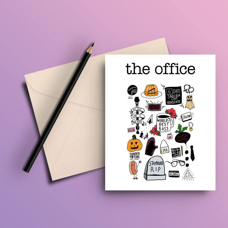 THE OFFICE ALL STUFF GREETING CARD - ThePeppyStore