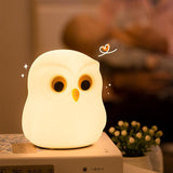 Cute Colour-Changing Owl Silicon Lamp - ThePeppyStore