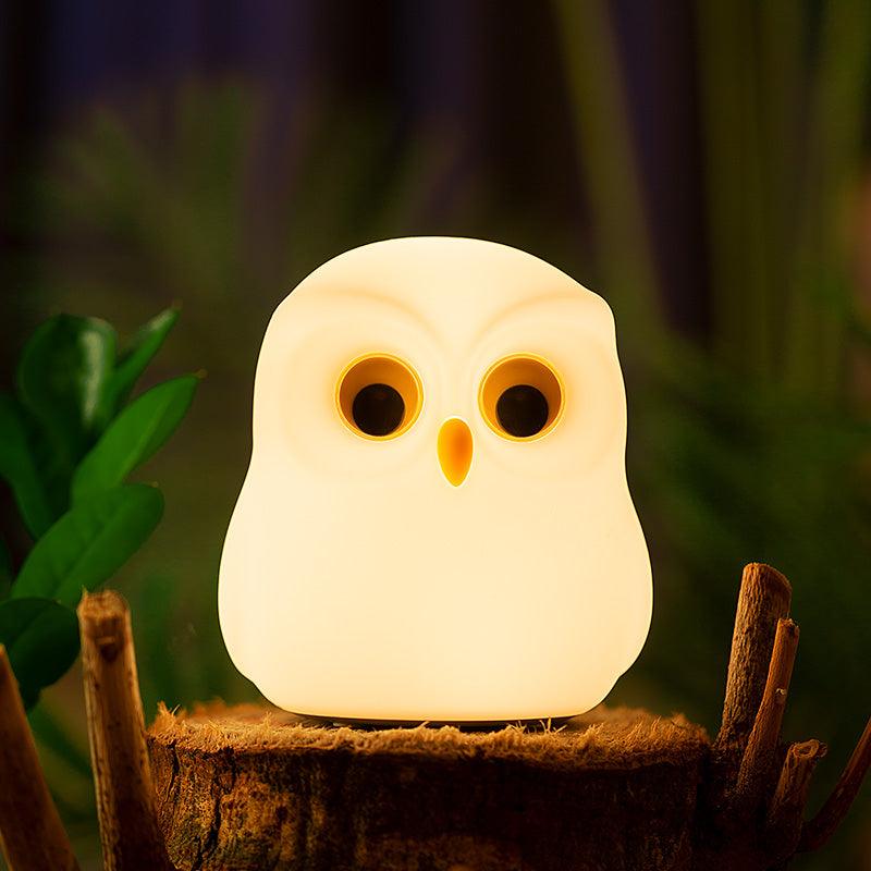 Cute Colour-Changing Owl Silicon Lamp - ThePeppyStore