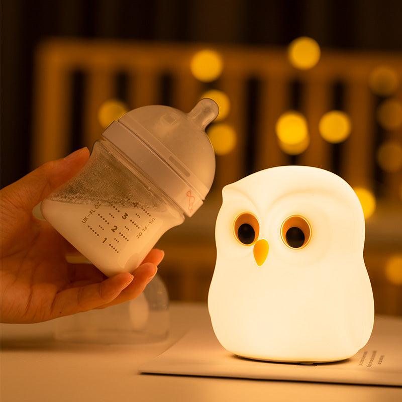 Cute Colour-Changing Owl Silicon Lamp - ThePeppyStore