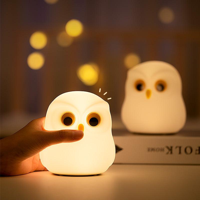 Cute Colour-Changing Owl Silicon Lamp - ThePeppyStore