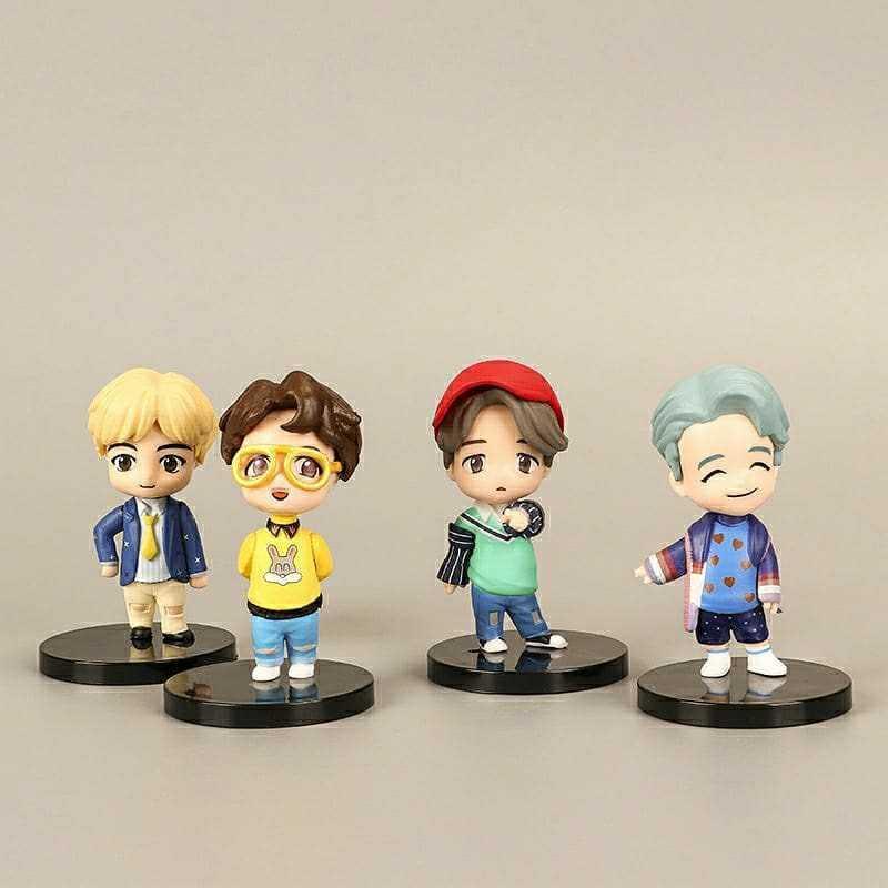 BTS mini Figure Set of 7 - 7Cm - ThePeppyStore