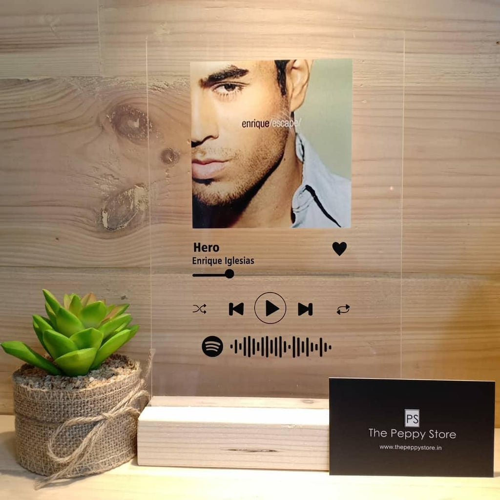 Shaivya Spotify Plaque Music Plaque Frame Transparent Acrylic Photo in  Chennai at best price by AK Frames & Designs - Justdial