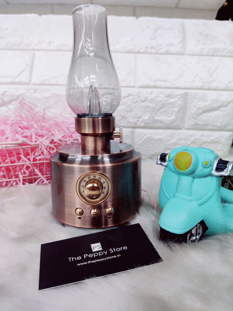 Lantern shaped Bluetooth speaker+ Lamp ( Copper Color ) - ThePeppyStore