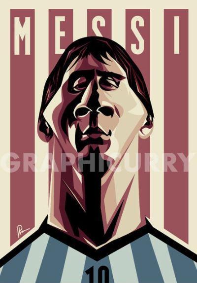 Messi Wall Art - ThePeppyStore