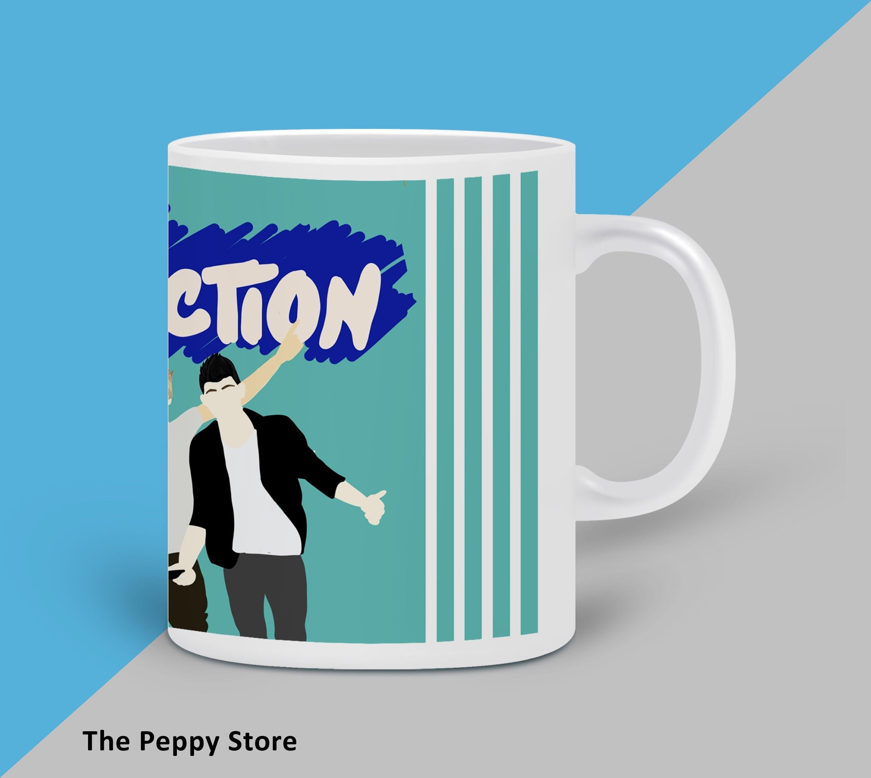 One Direction Character Green Mug - ThePeppyStore