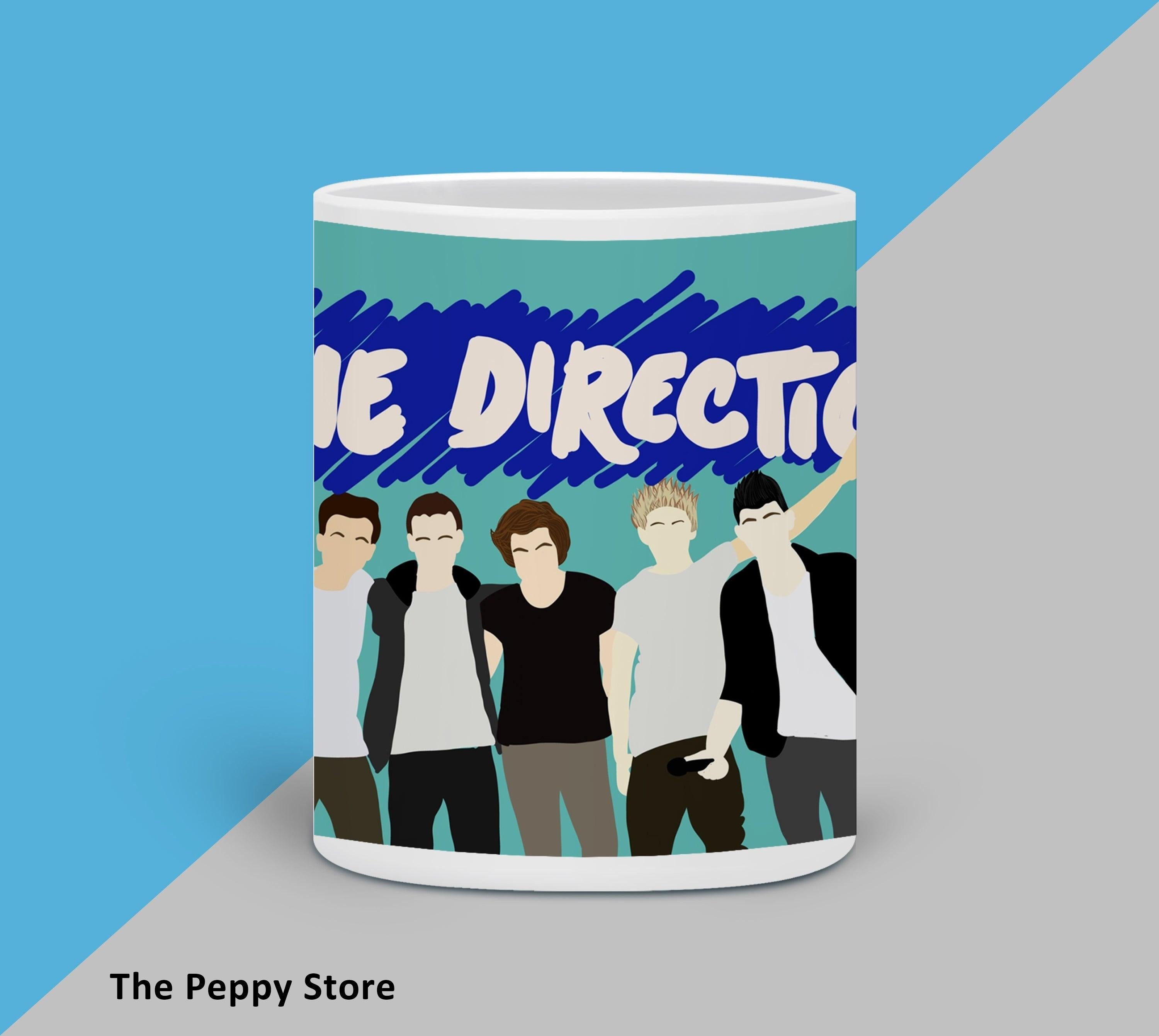 One Direction Character Green Mug - ThePeppyStore