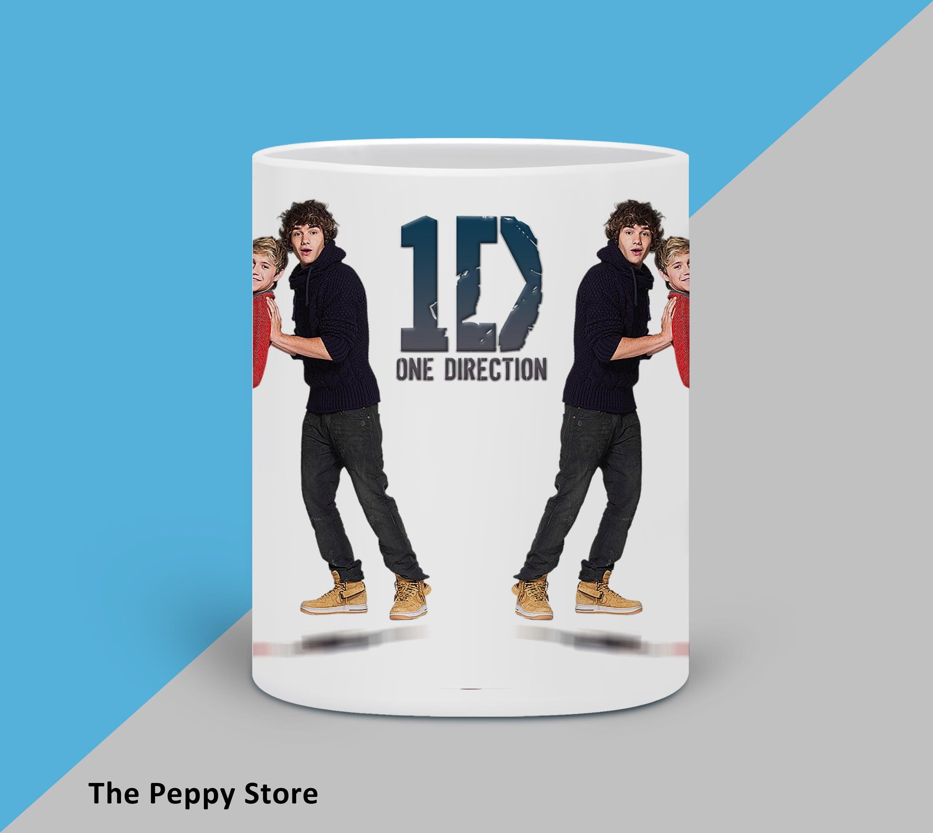 One Direction All Character White Mug - ThePeppyStore