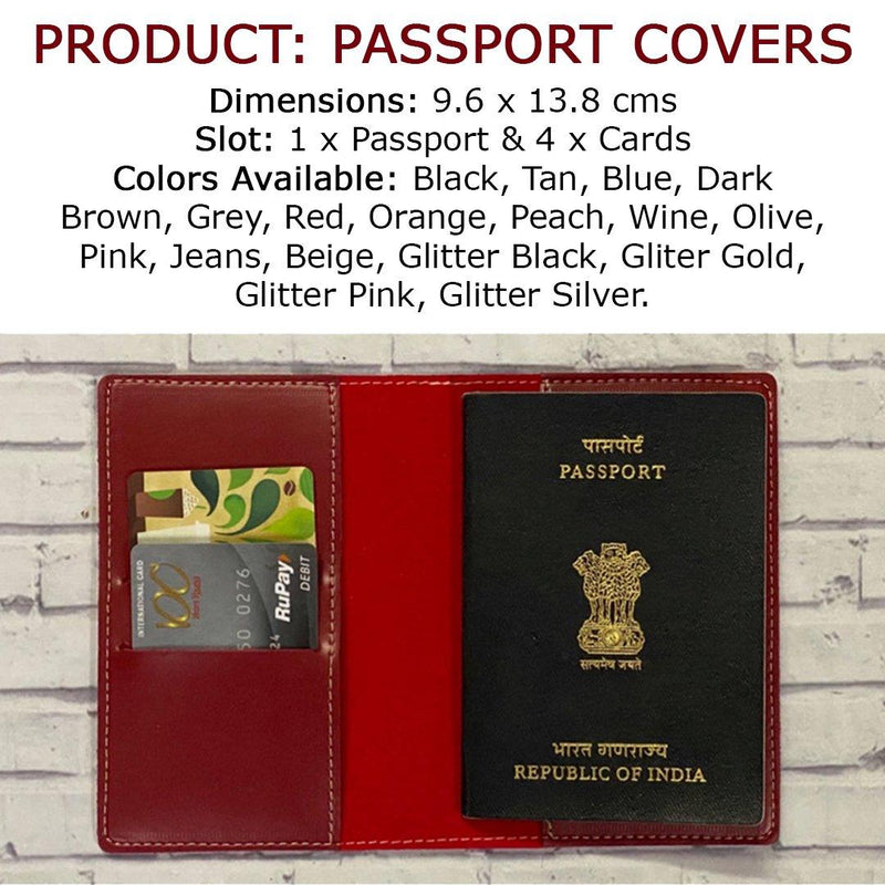 Personalised Passport Cover - 2 free charms - ThePeppyStore