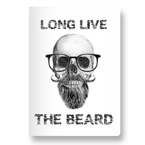 Skeleton Beard Pocket Diary - ThePeppyStore