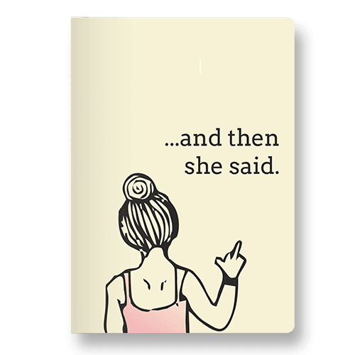 And Then She Said Pocket Diary - ThePeppyStore