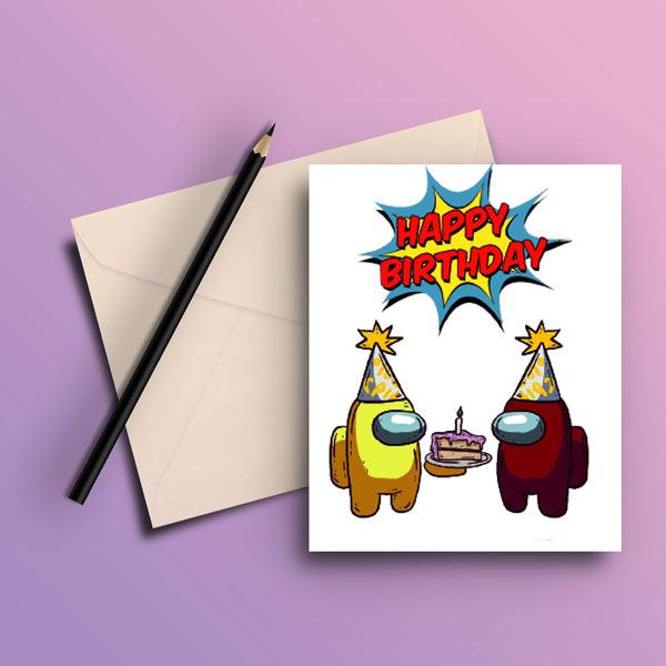 HAPPY  BIRTHDAY CELEBRATION GREETING CARD - ThePeppyStore