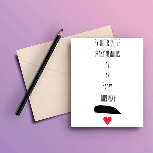 Peaky Blinders Happy Birthday Greeting Card - ThePeppyStore