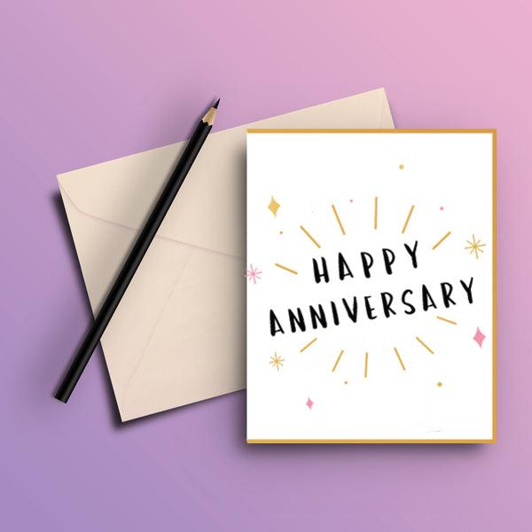 Happy Anniversay Greeting Card - ThePeppyStore