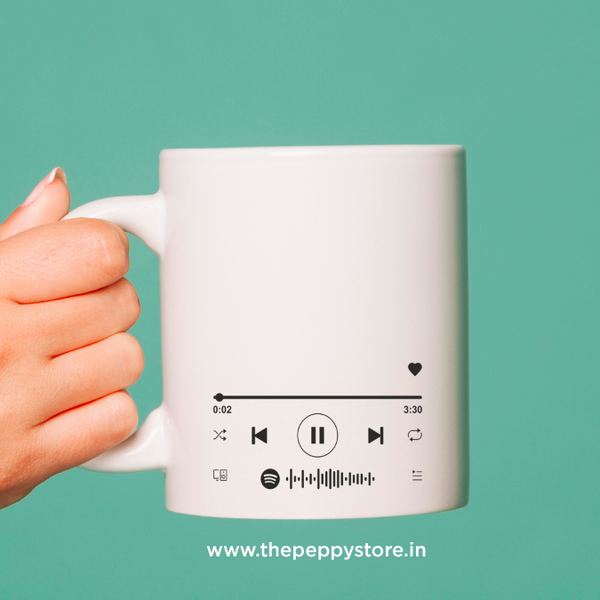 Customised Spotify Music Coffee Mug - ThePeppyStore