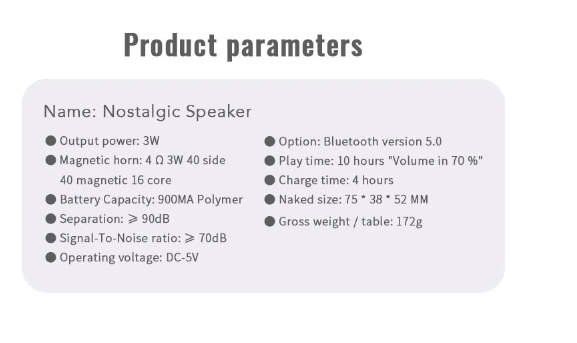 Retro Pinterest Inspired Bluetooth Speakers - ThePeppyStore