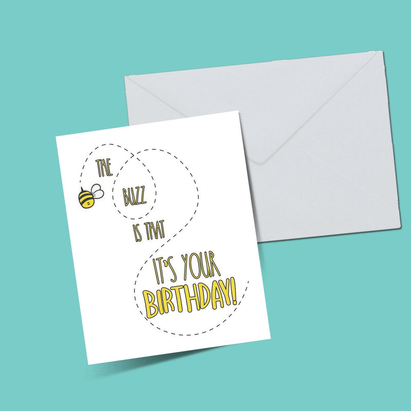 The buzz that ot's your birthday card - ThePeppyStore