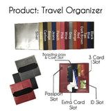 Personalised Travel Organiser - ThePeppyStore