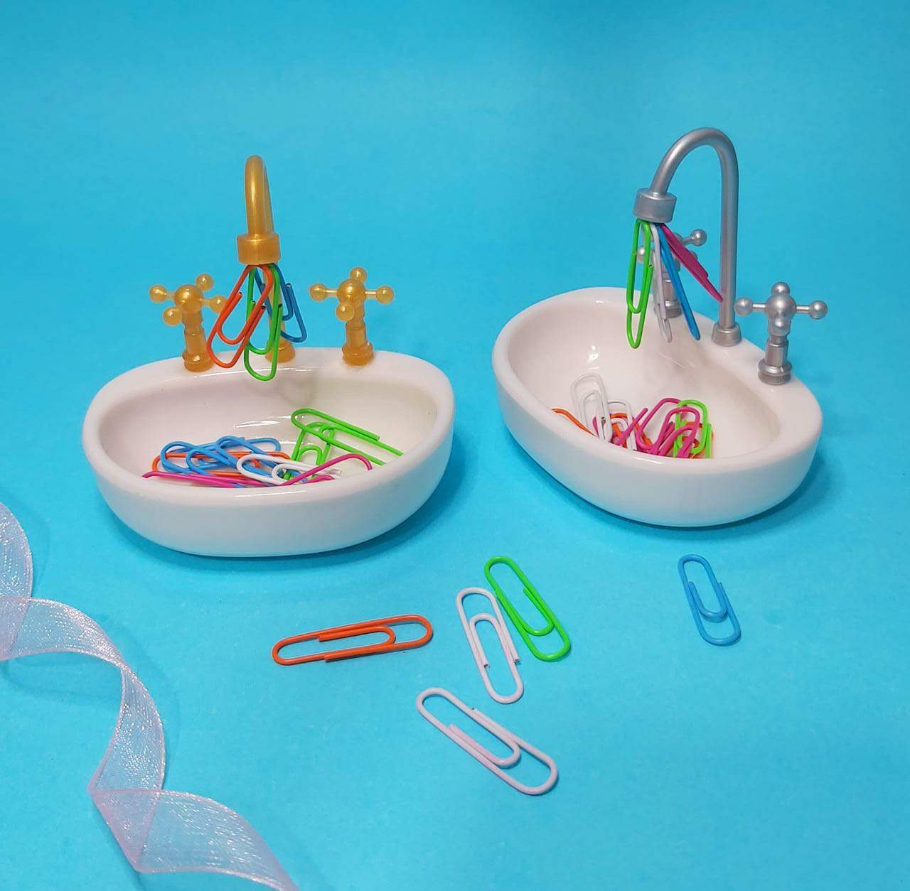 Magnetic Sink Design Paper Clip Holder - ThePeppyStore