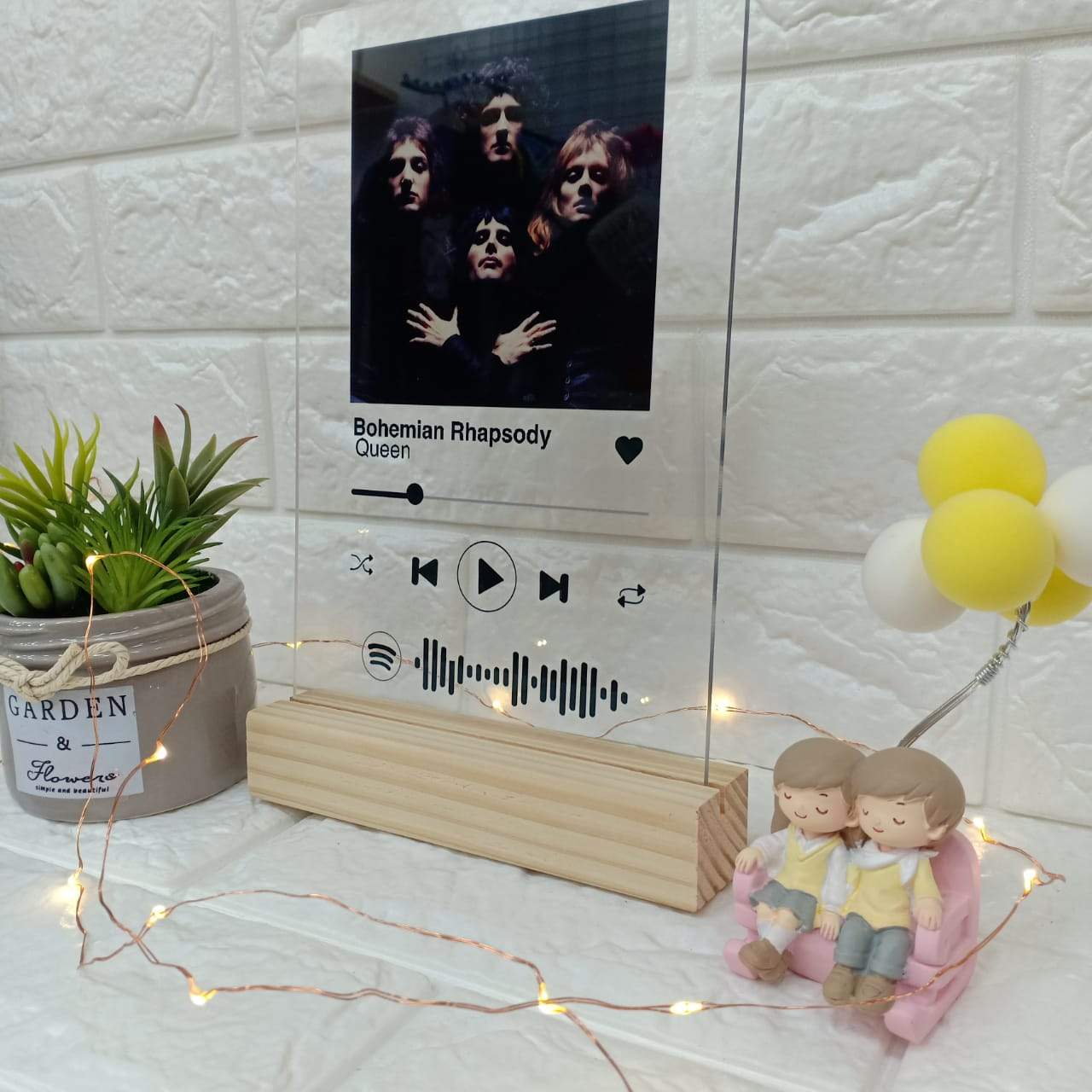 PERSONALISED SPOTIFY ACRYLIC MUSIC PLAQUE/ Made In India / The Peppy Store  – ThePeppyStore