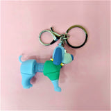 Cute Spring Dog Keychain - ThePeppyStore