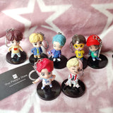 BTS Tiny Tan Figuries With Keychain - ThePeppyStore