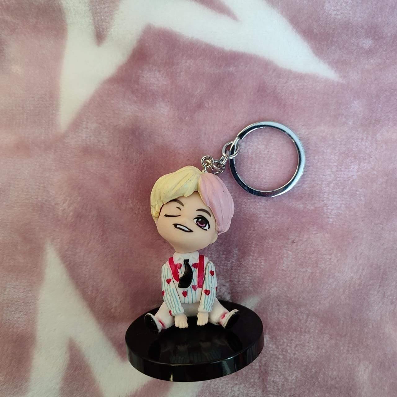 BTS tiny tan keychain -7 cm - ThePeppyStore