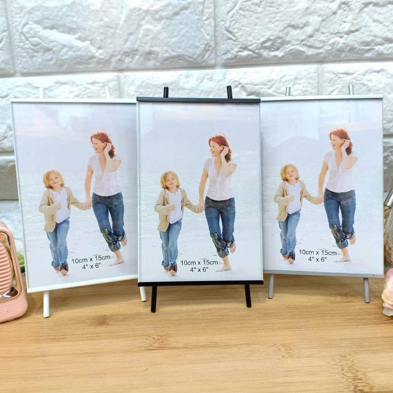 Metal Photo Frame with Stand (Vertical) - ThePeppyStore