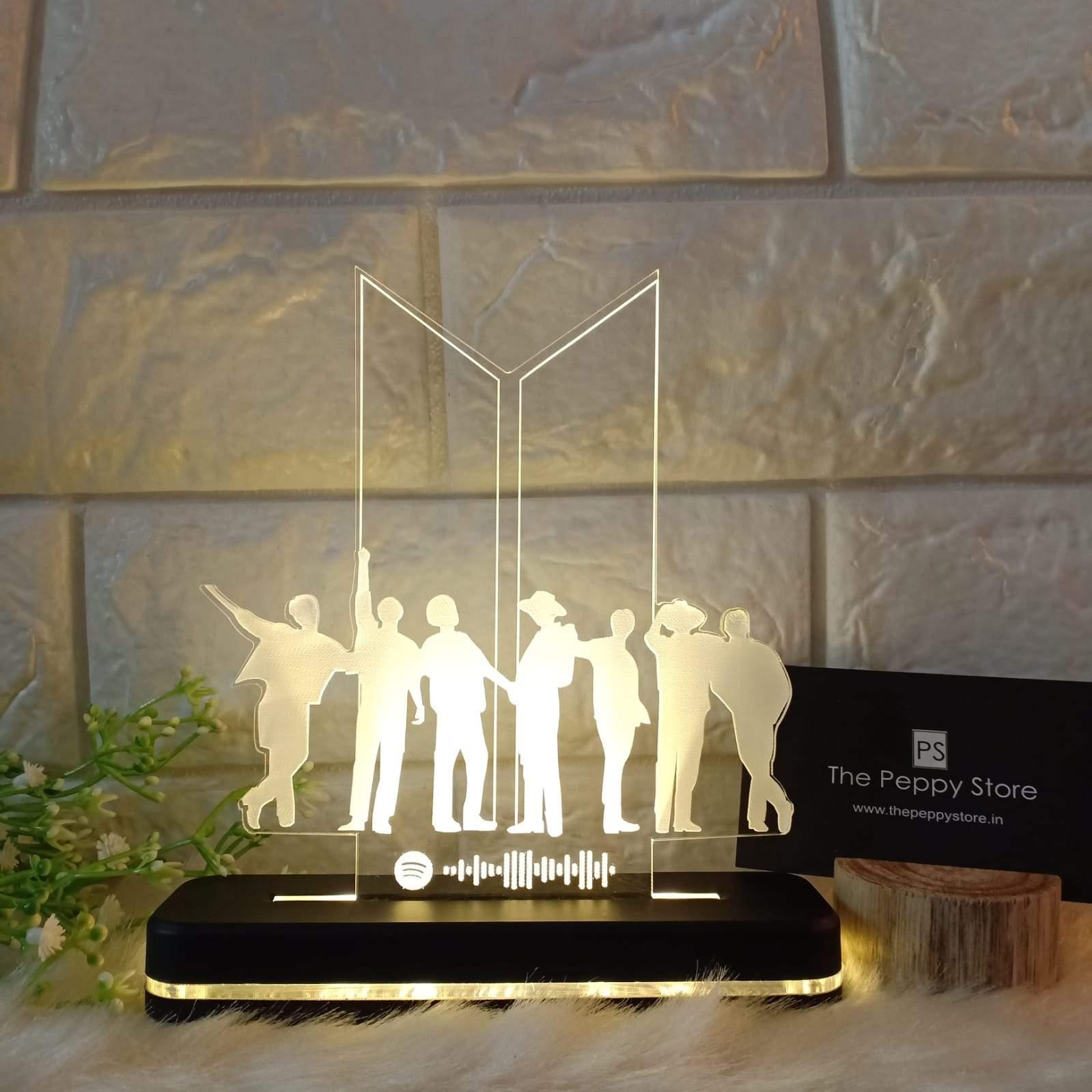 Permission To Dance - Music Plaque With Led Lamp - ThePeppyStore