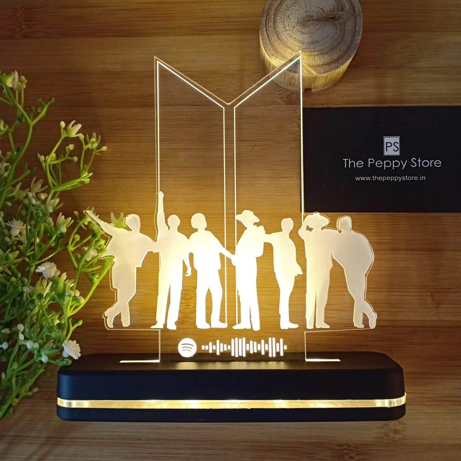 Permission To Dance - Music Plaque With Led Lamp - ThePeppyStore