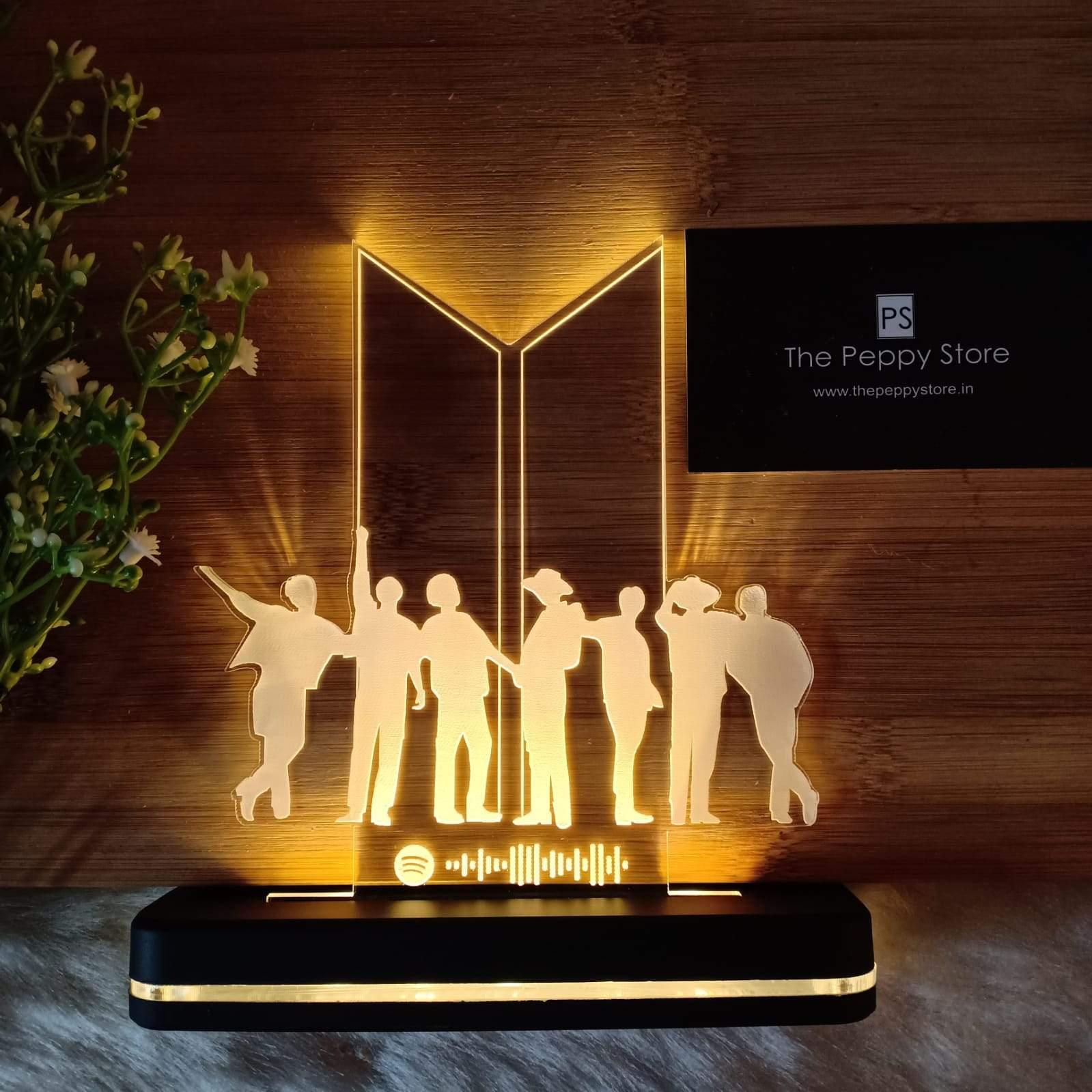 Permission To Dance - Music Plaque With Led Lamp - ThePeppyStore