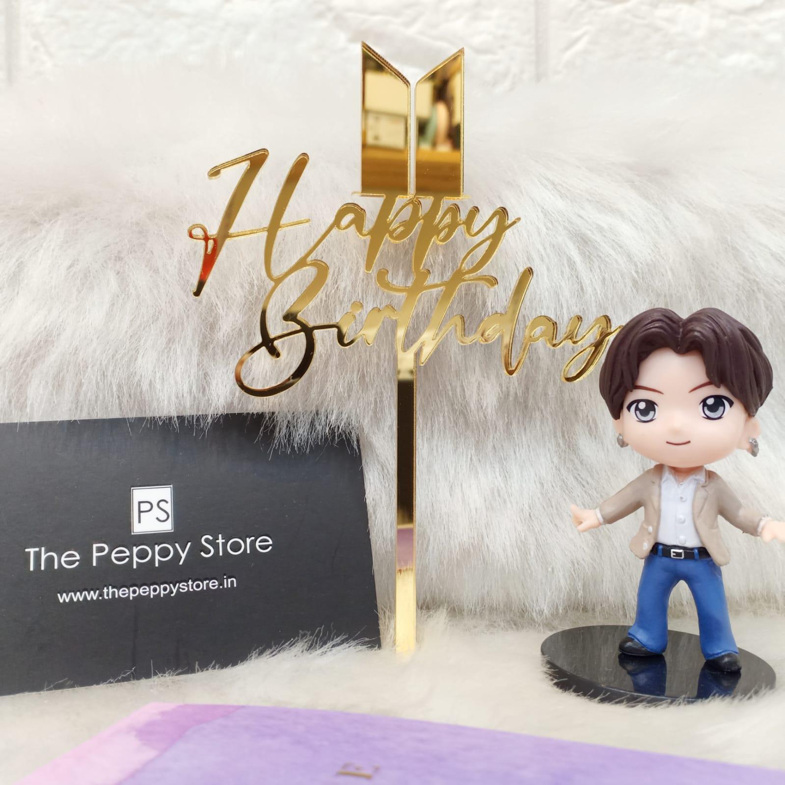 BTS Logo Cake Topper - ThePeppyStore