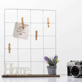 Home Photo Grid with Wooden Clips - ThePeppyStore