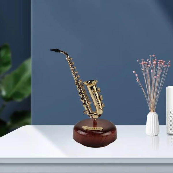 Saxophone Rotating Music Box - ThePeppyStore