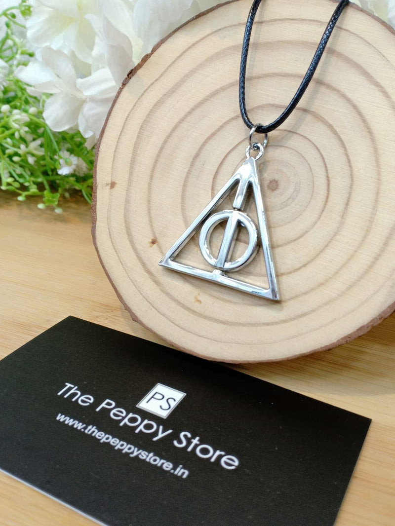Deathly Hallows Locket Silver - ThePeppyStore