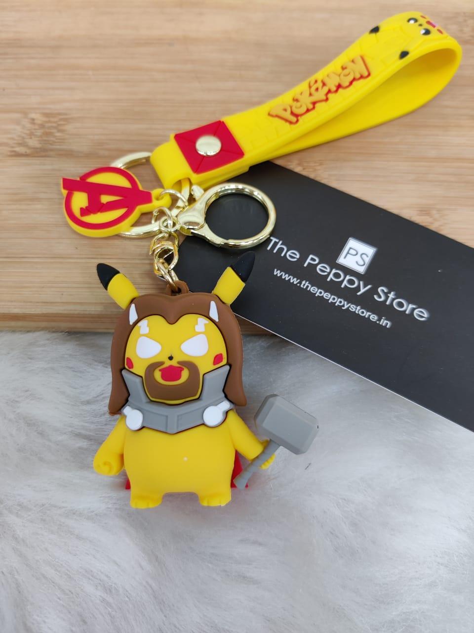 POKEMON AVENGER KEYCHAINS + BAG CHARM + STRAP - ThePeppyStore