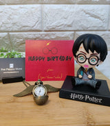 Harry Potter Bobble head + Pocket Watch + Card Combo - ThePeppyStore