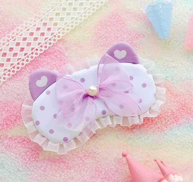 DOTTED BOW CUTE GEL EYE MASK - ThePeppyStore