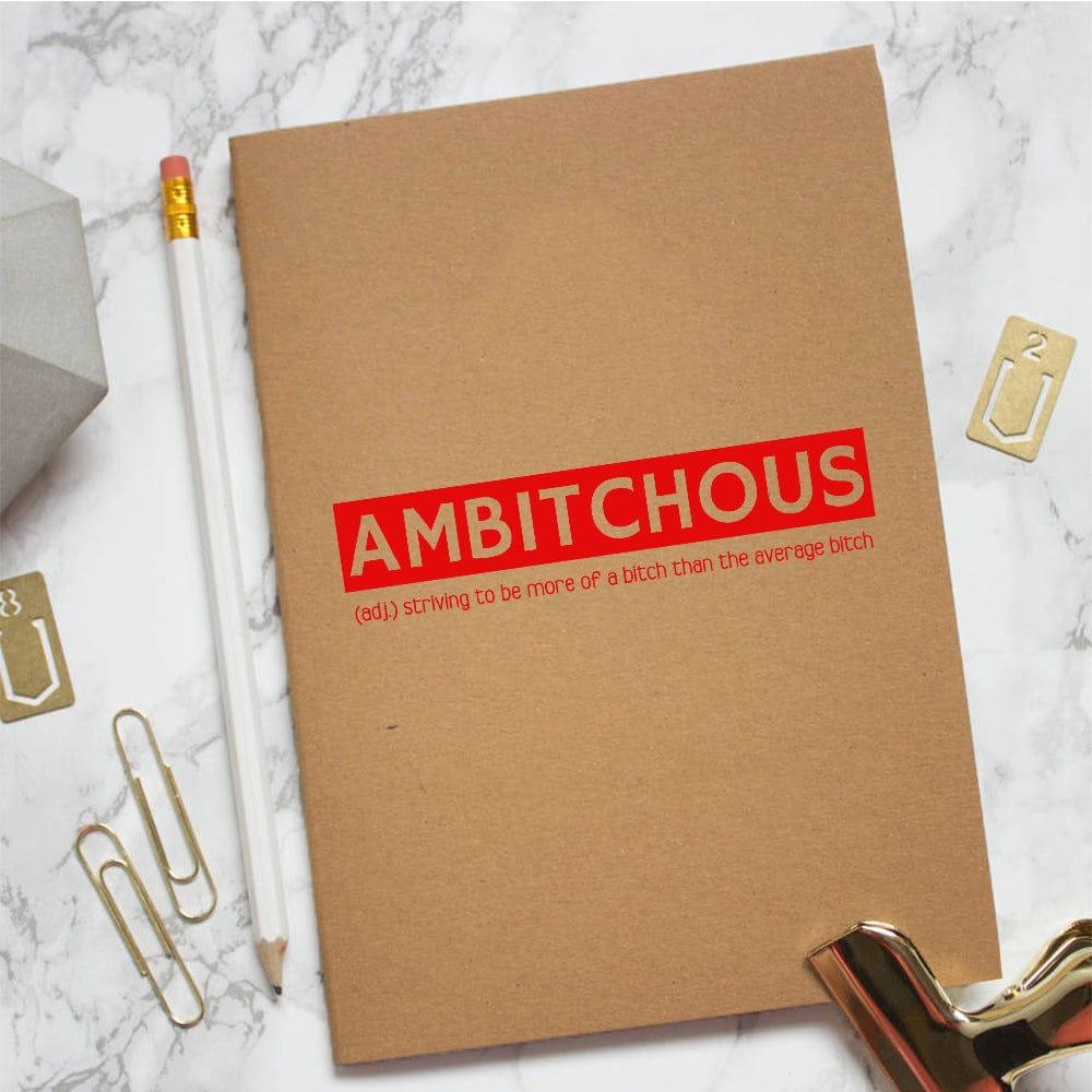 AMBITCHOUS KRAFT NOTEBOOK - ThePeppyStore